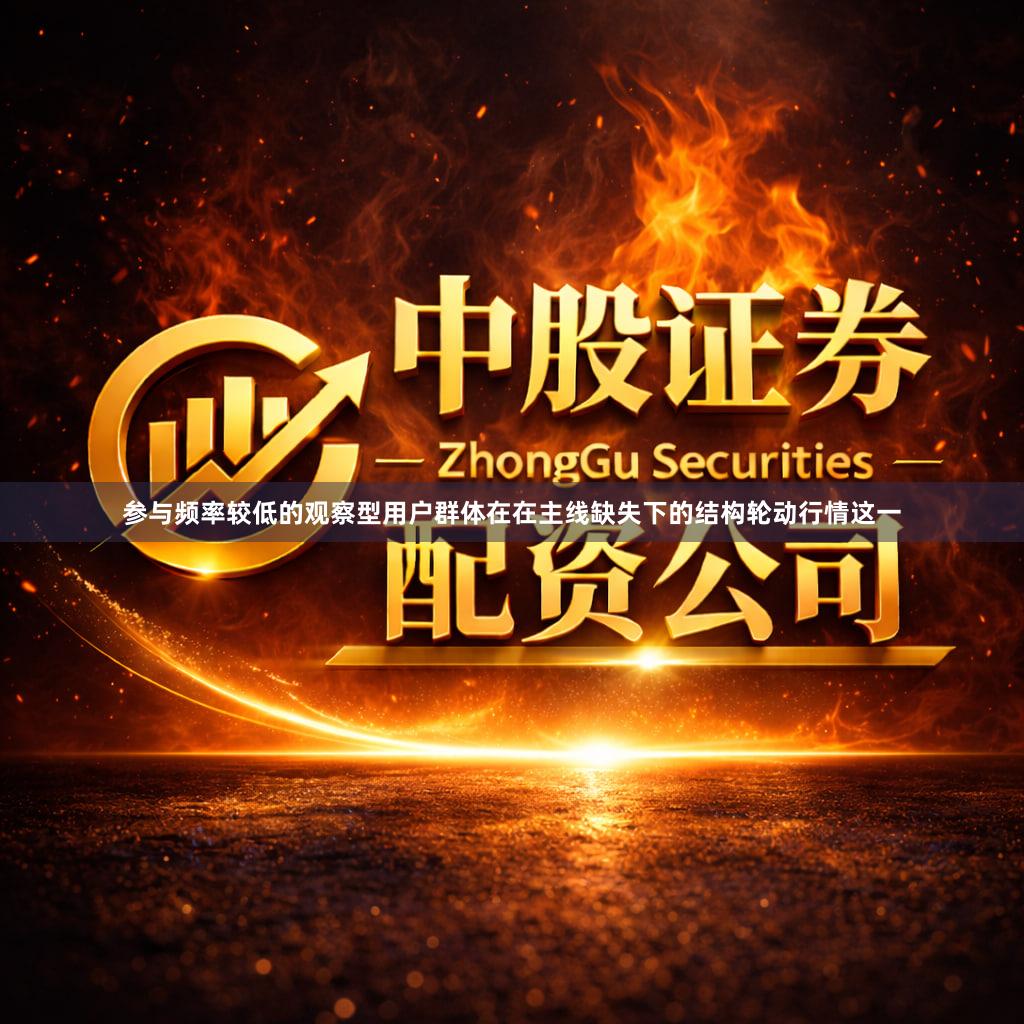 参与频率较低的观察型用户群体在在主线缺失下的结构轮动行情这一